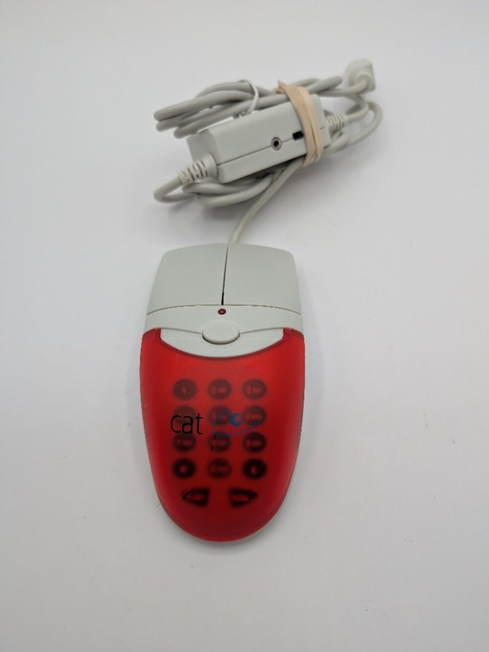 Vintage Cat Translucent PC Mouse Landline Telephone Combo PS/2 Connector